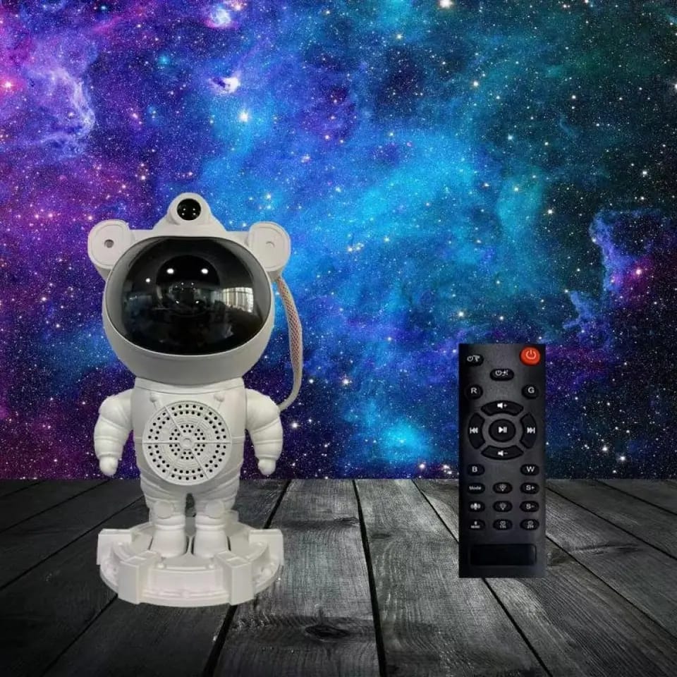 SkyExplorer® Proyector Astronauta con Bocina Bluetooth Integrada