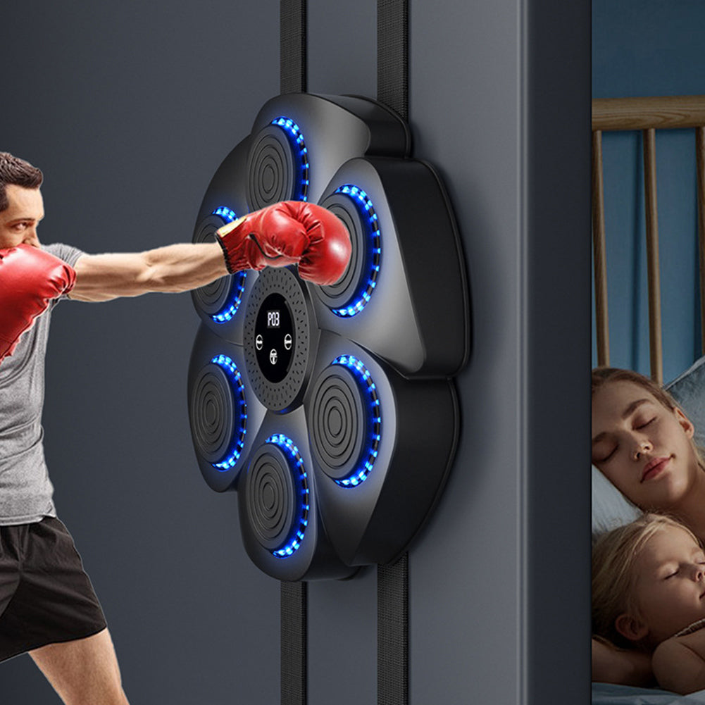 PowerBox® Maquina para Entrenamiento de Boxeo con Música y Luces Inteligentes