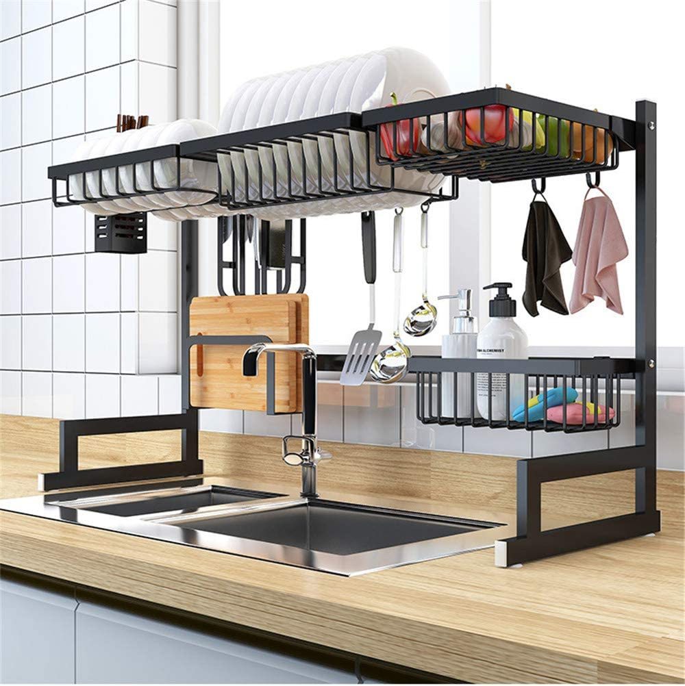 BigKitchen® Estante Organizador y Escurridor de Trastes