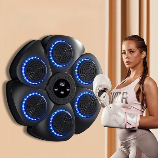 PowerBox® Maquina para Entrenamiento de Boxeo con Música y Luces Inteligentes