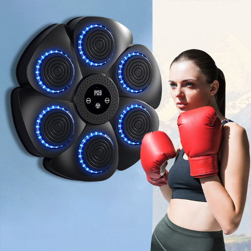 PowerBox® Maquina para Entrenamiento de Boxeo con Música y Luces Inteligentes