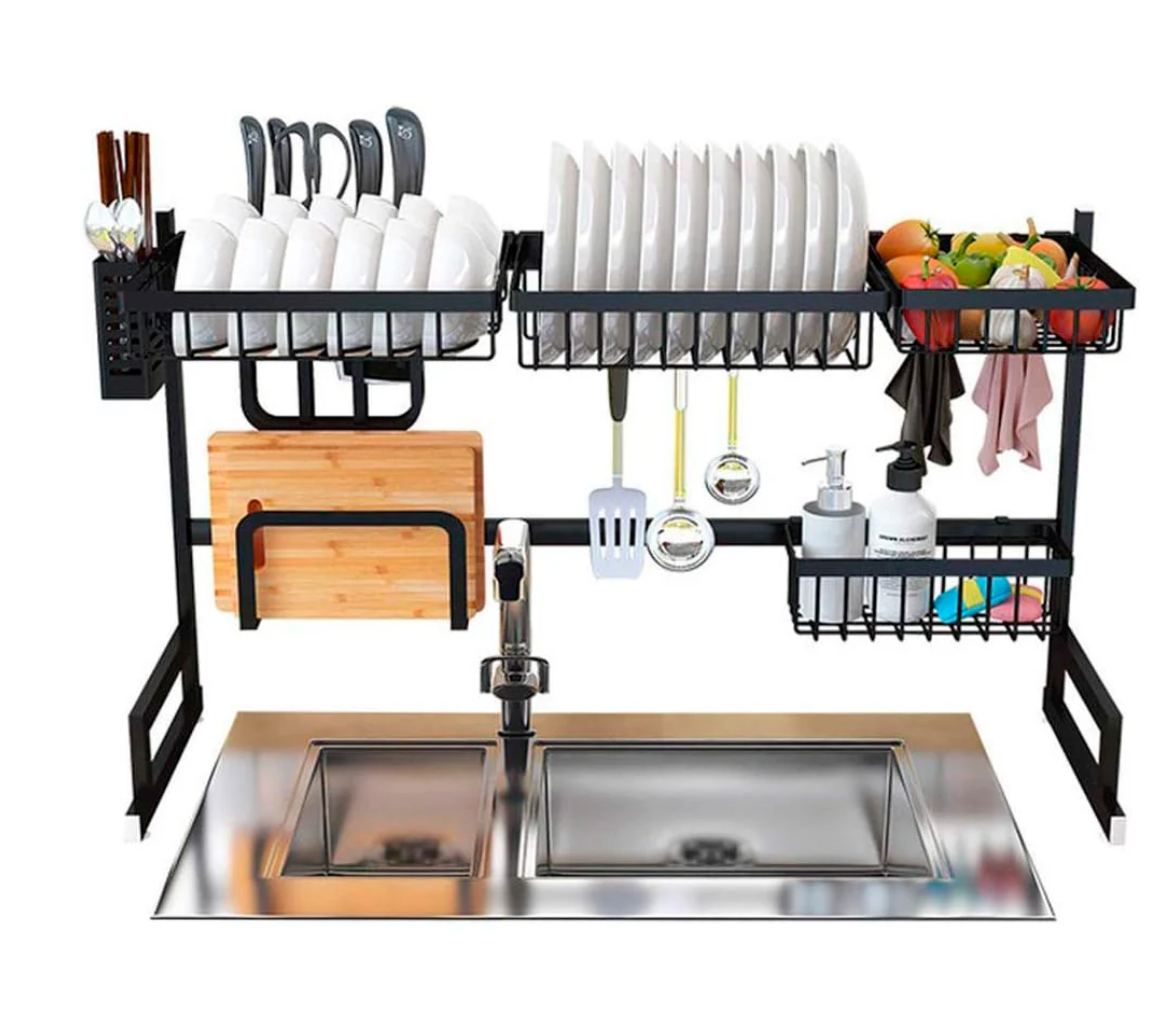 BigKitchen® Estante Organizador y Escurridor de Trastes